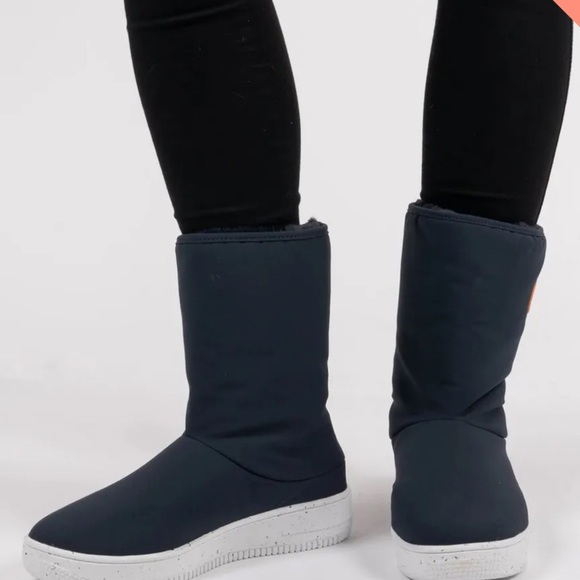 Save The Duck for Native-LHOTSE Blue Women’s Snow Winter Boots Size 8 - Picture 9 of 9